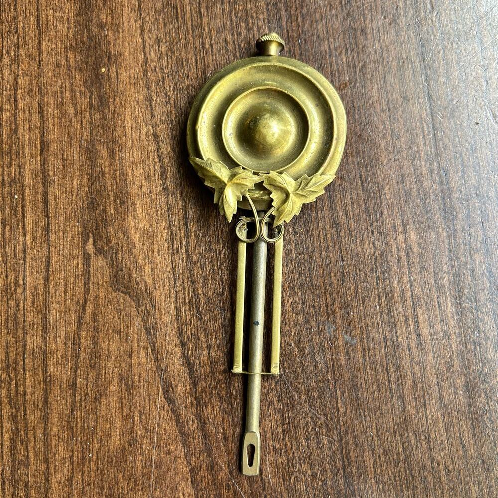 Antique Victorian Shelf Gingerbread Clock Ornate Pendulum